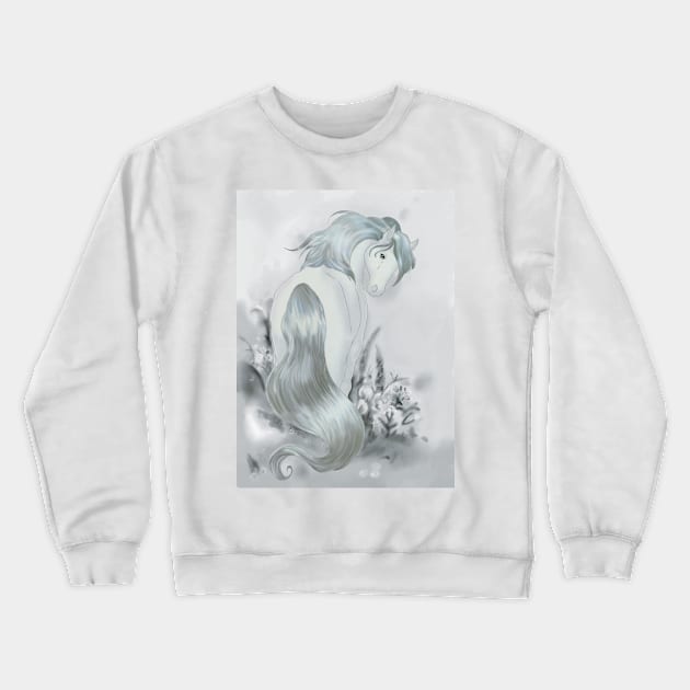 Pegasus 22 with BG Crewneck Sweatshirt by PegasusLady